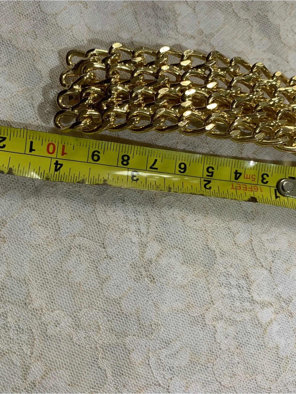 Gold Chain Link French Barrette Hair Clip | Statement Hair Accessory Curb Chain
